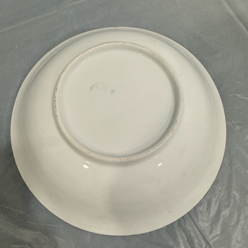 Vintage Floral Serving Bowl Hand Painted Roses Gold Rim Cottagecore - Picture 5 of 6